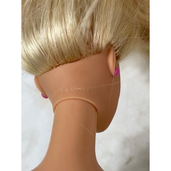 Barbie Doll 1999 Mattel Blonde Hair Green Top Pink Floral Pants Stylish Playtime - Picture 4 of 4